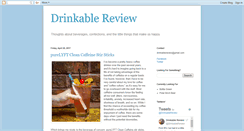 Desktop Screenshot of drinkablereview.com